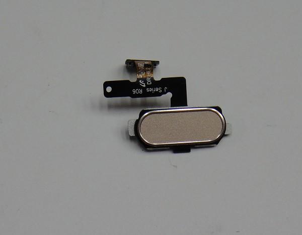 SAMSUNG J7PRO/J730  HOME鍵排線總成/指紋按鍵金色(拆機品)
