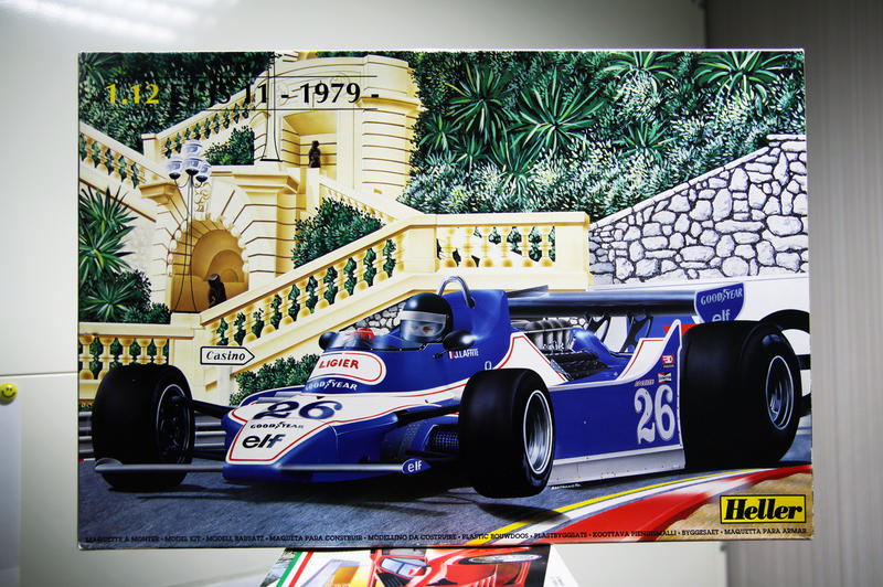 (行家)(絕版稀有含運) 1/12 Heller Ligier F1 JS11 1979 F1 GP 水貼優 大比例