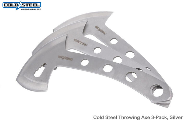 <刀之林>Cold Steel Throwing Axe 3-Pack 5〞全不鏽鋼投擲斧