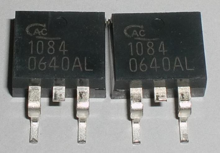 DIODES  AP1084KLU  D2PAK 工作電壓=12V ,輸出電壓=ADJ , 輸出電流=5A , 2%
