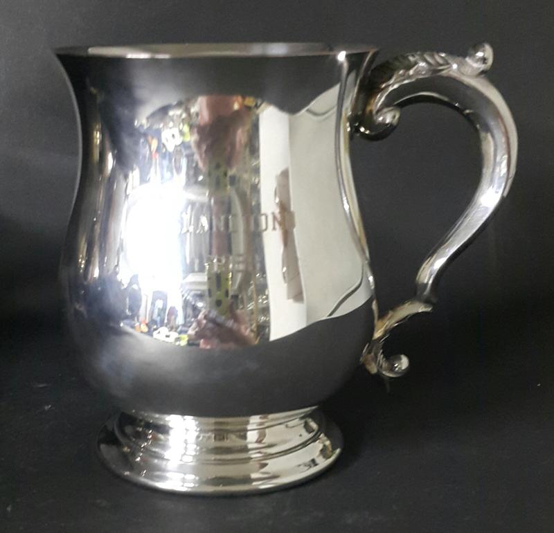 454高檔英國鍍銀茶杯Vintage Silverplate (約 13cm)