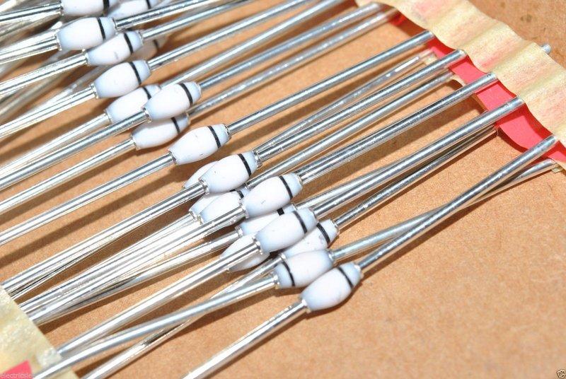 Diode Redresseur Haute Tension Philips BYX90G - 6kV, 550mA, Récupération Rapide, Douce - 1 Pièce Neuve