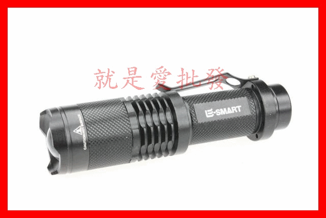 ~就是愛批發~新正品E-SMART SK98 LED XM-L2 變焦強光迷你手電可充電18650 A0019