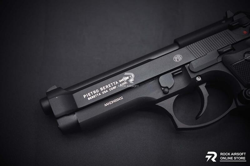【磐石】送BB彈UMAREX 授權刻字 Beretta SRC M9 貝瑞塔全金屬瓦斯槍GBB手槍黑色- UMGSM9B | 露天市集 | 全 ...