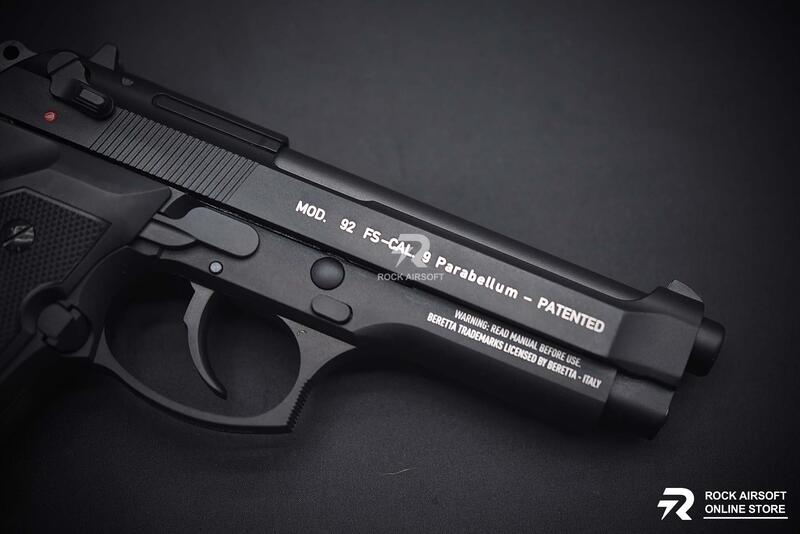 【磐石】送BB彈UMAREX 授權刻字 Beretta SRC M9 貝瑞塔全金屬瓦斯槍GBB手槍黑色- UMGSM9B | 露天市集 | 全 ...