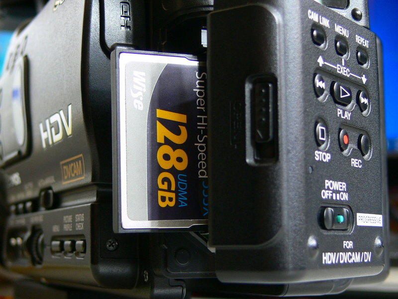 Wise 128GB 533X CF卡 for Sony HVR-Z7 Z5 HVR-MRC1