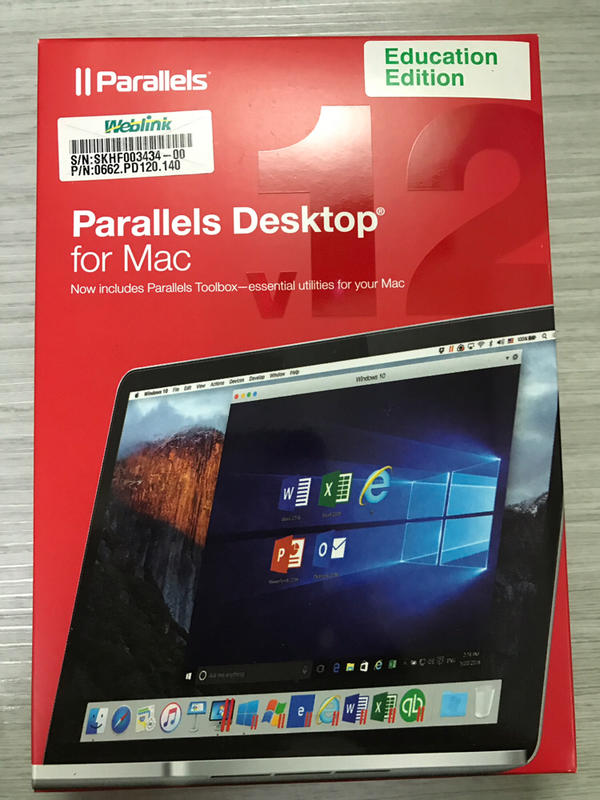 鉑勒睿斯 Parallels Desktop 12 for Mac 正版盒裝