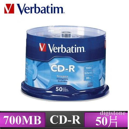 [出賣光碟] Verbatim 威寶 52x CD-R 空白光碟 燒錄片 藍鳳凰 原廠50片布丁桶裝