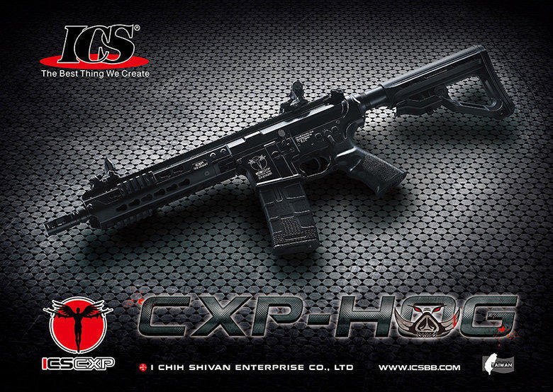 【原型軍品】全新 II 免運 ICS CXP-HOG 戰術標準版(前出線) 電動槍 EBB 黑色