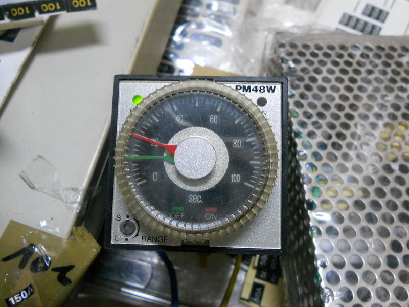 日本 NAIS 松下  Panasonic 雙計時器  PM48W-100H-DC12V.  ATA7211 (D1)