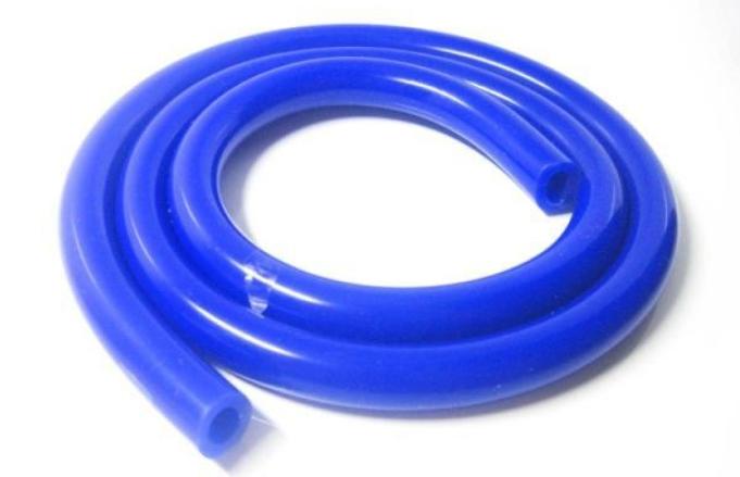 藍色軟矽膠管 矽橡膠管 耐高溫 抗老化 無毒 內徑4mm 外徑7mm 100公分一才