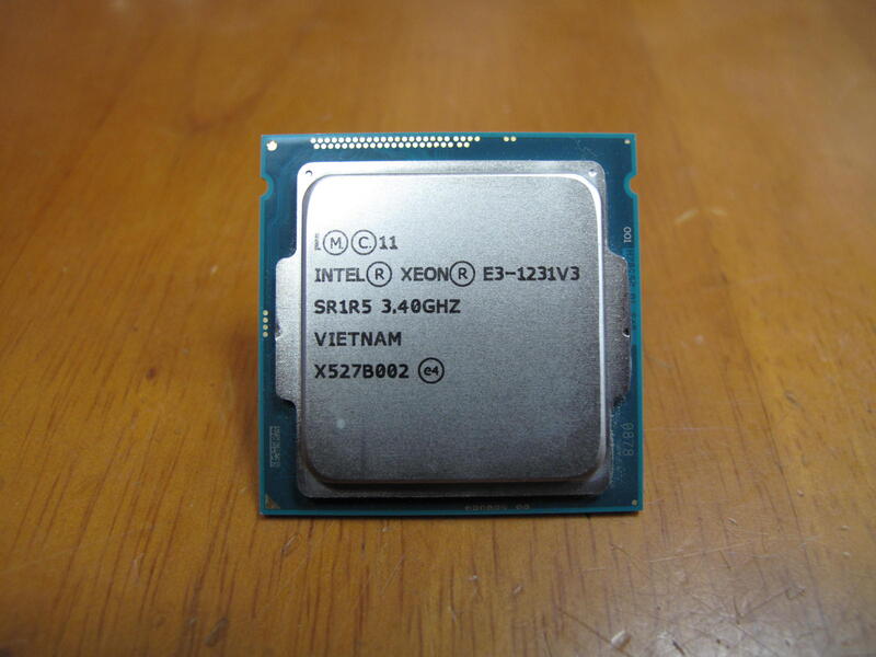Intel Xeon英特爾E3-1231 v3  (8M Cache, 3.4GHz) 1150腳位桌上型四核心處理器C