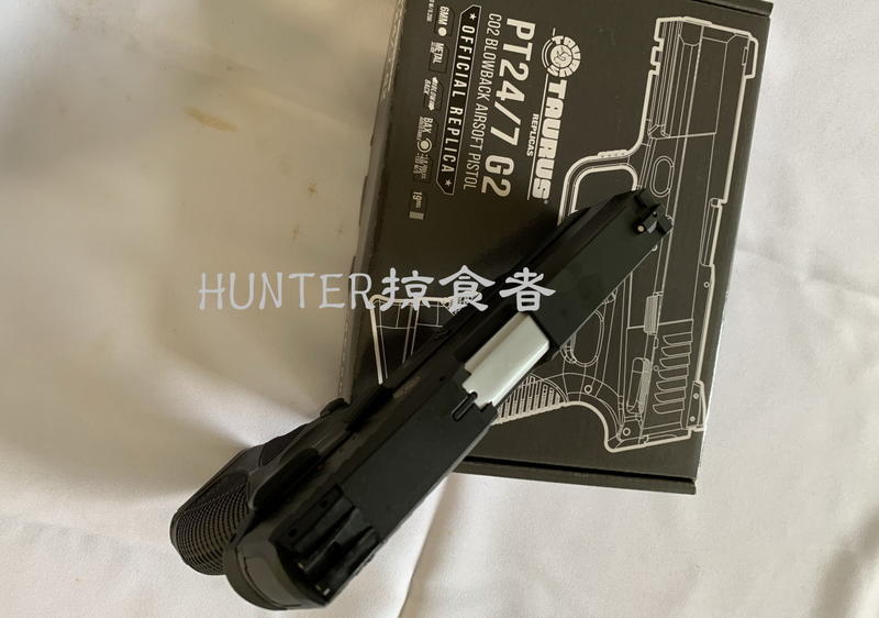 【Hunter】CYBERGUN TAURUS PT24/7 G2金牛座CO2槍 黑 真槍廠授權~缺貨