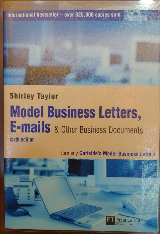 ［二手書❳ Model Business Letters, Emails by Shirley Taylor