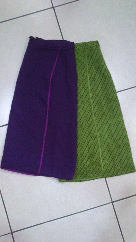 專櫃BELLE VIE服飾-女紫.綠色二款格紋裙