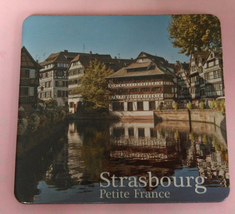 coasters 杯墊--Strasbourg, Colmar, Petite France, Riquewihr,