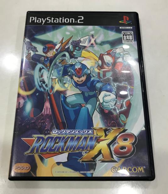 PS2原版遊戲片 洛克人X8 純日版 初版 Rockman Megaman 自我收藏品 超新