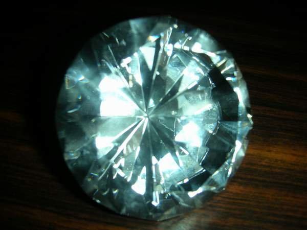 全新-白水晶超大鑽石