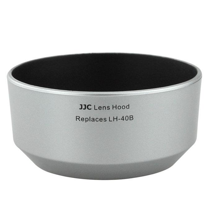 JJC LH-J40B公司貨 Olympus LH-40B 銀色 遮光罩 可反扣〔M.ZD 45mm F1.8 專用〕