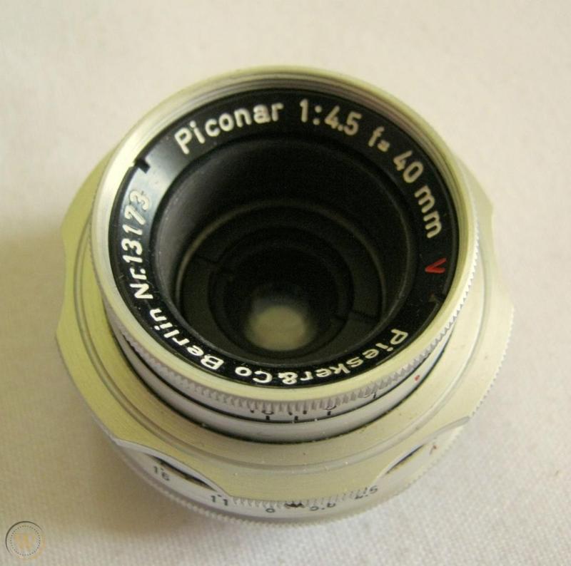 德製piconar 40mm f/4.5M42卡口標準鏡