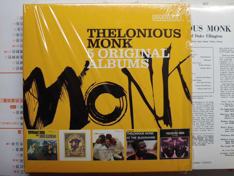 Universal 2017 Thelonious Monk爵士超凡大師1964年時代雜誌封面人物 傳奇5CD王盤套裝
