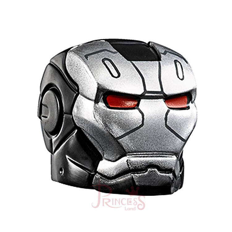 樂高王子 LEGO 76051 超級英雄 絕版 鋼鐵人 戰爭機器 頭盔 黑色 10908pb11 A151