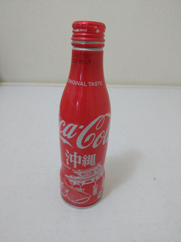 日本可口可樂 設計款 沖繩限定版 空瓶