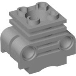 【積木樂園】樂高 LEGO 4234251 Engine Cylinder 淺灰 科技 引擎