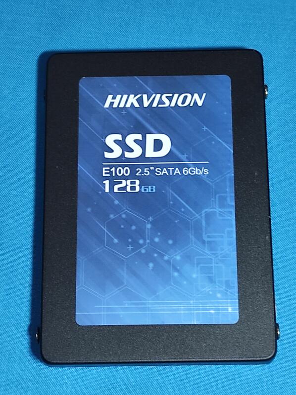 海康威視HIKVISION E100 128GB固態硬碟/SSD SATA III 6Gb/S 2.5吋固態硬碟 良品