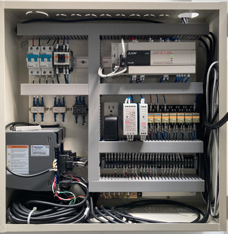 客製 電控箱 配電箱 工業配線 自動控制 可程式控制 PLC 溫度控制 水位控制 時間控制 定時控制 熱水器定時 變頻器