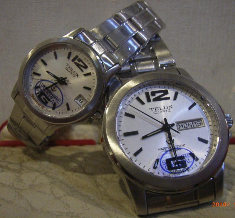 [黎黎屋]TELUX(Y250123L /Y250123MW)防水不鏽鋼錶帶錶殼水晶鏡面手錶