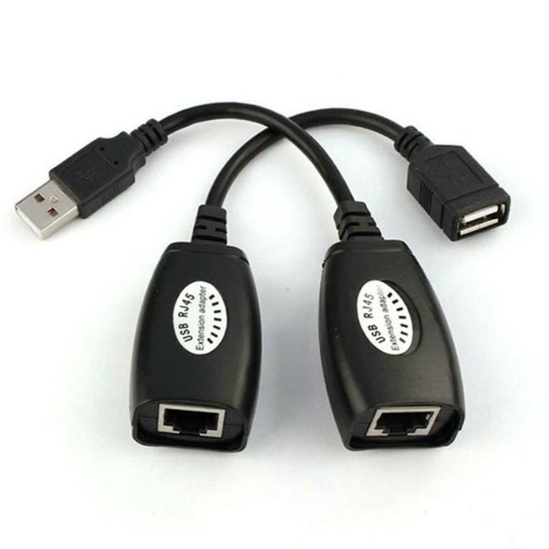 USB信號放大器 50米USB延長器 USB TO RJ45 50米信號延長線
