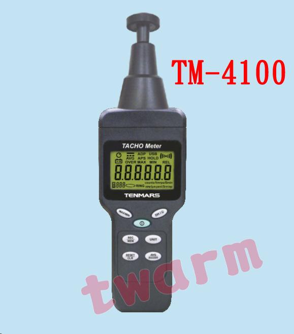 《德源科技》(含稅) TM- 4100 轉速計(接觸式及非接觸式 兩用式)