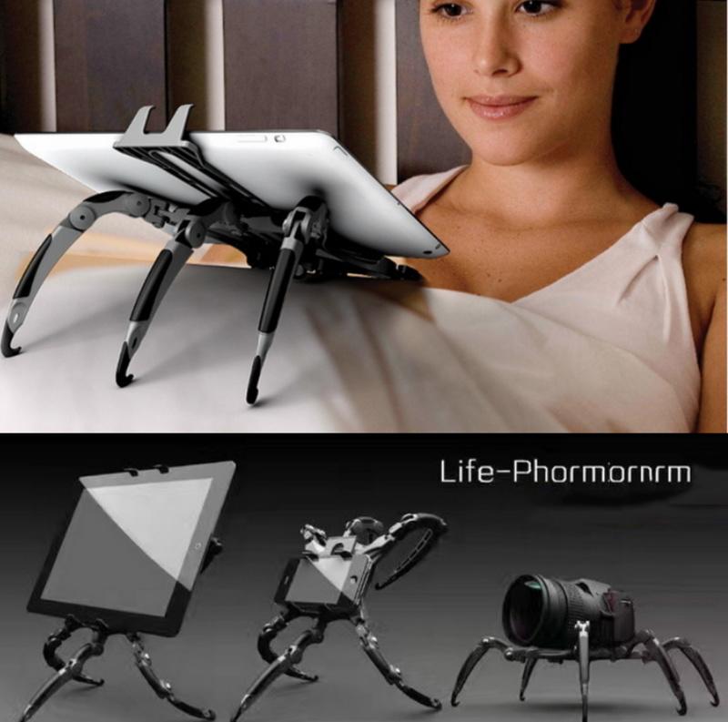 美國熱賣 Life-Phorm 蜘蛛六爪支架 金剛 多功能 車載 手機 平板支架 三腳架 變形金剛 三角架 通用