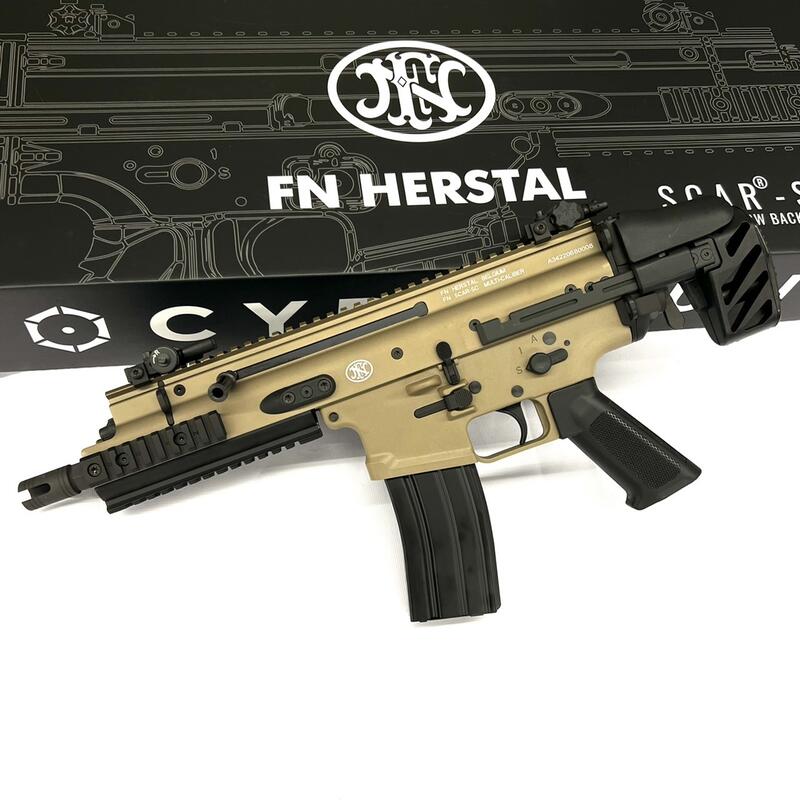 IDCF】cybergun完整授權BOLT FN SCAR SC 後座力電動槍EBB | 露天市集