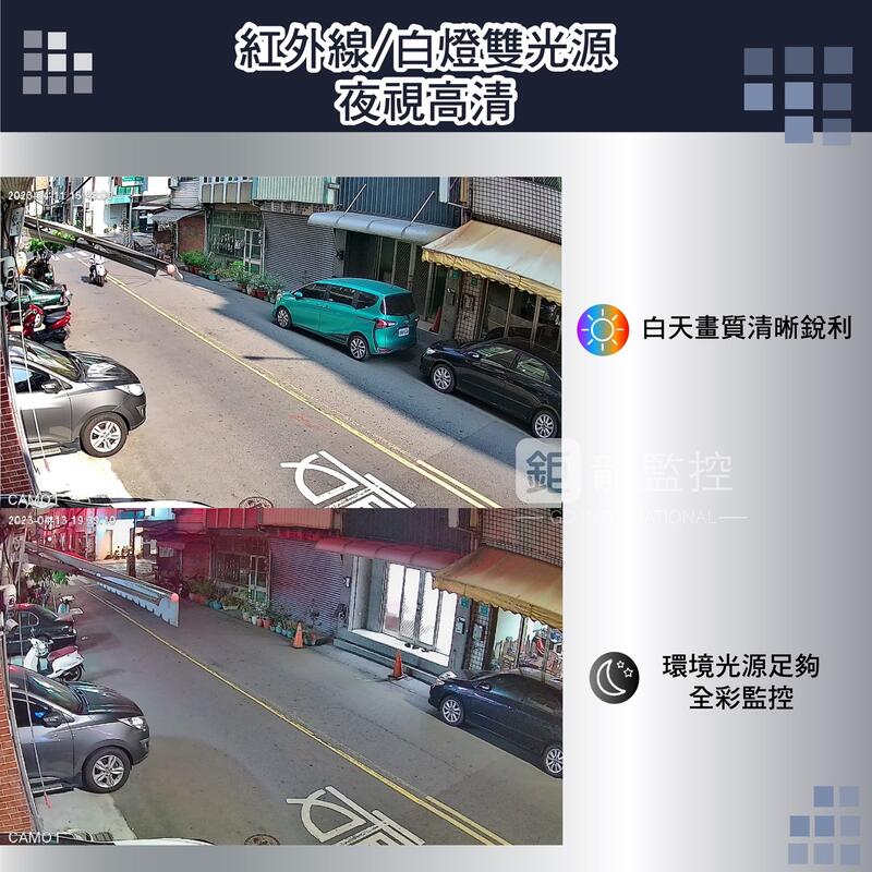 4MP POE IPCAM 網路攝影機 雙光源 紅外線／白燈 高清夜視 收音 防水 日夜全彩 監視器 攝影機