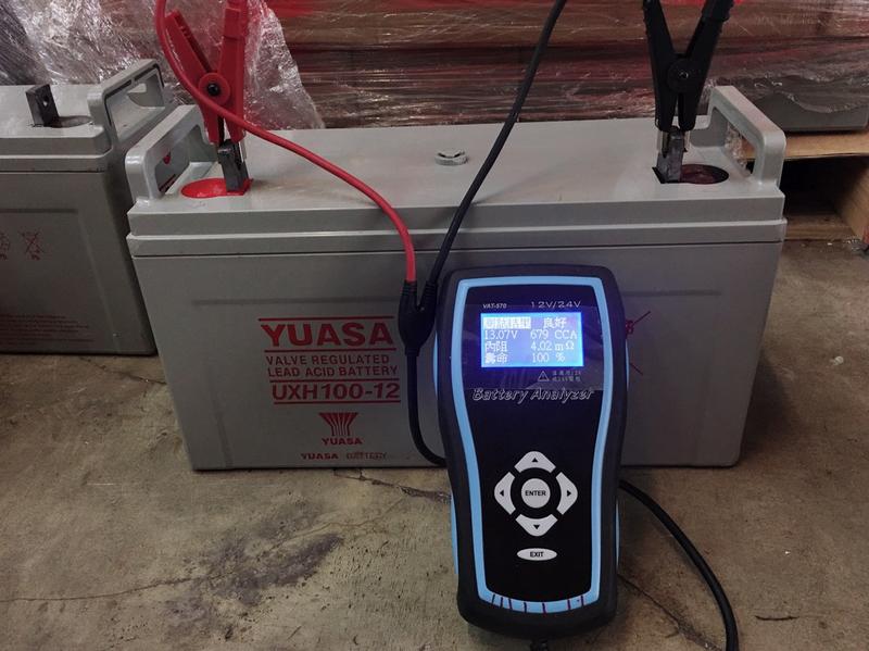 特價現貨 VAT-570 汽車電瓶測試器 AGM/EFB電池檢測  實拍圖