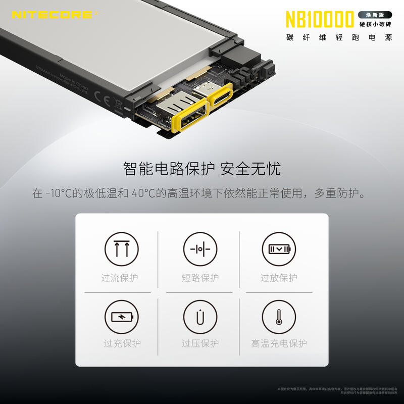 【山道具屋】Nitecore NB10000 GEN2+USB線-升級版極輕快充行動電源(公司貨/PD20W/150g)
