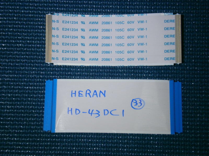 拆機良品 禾聯 HERAN  HD-43DC1  液晶電視  排線   NO.33