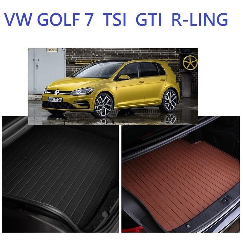 VW 福斯 GOLF 7 TSI GTI R-Line 後車廂墊 （後廂墊 行李墊 後車箱墊 超細纖維 防水 托盤 ）