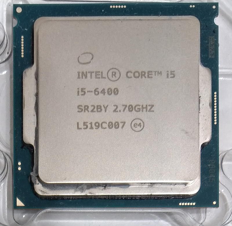 Intel core 六代/七代 i5-6400 6500 6600 CPU (1151 腳位) 附風扇