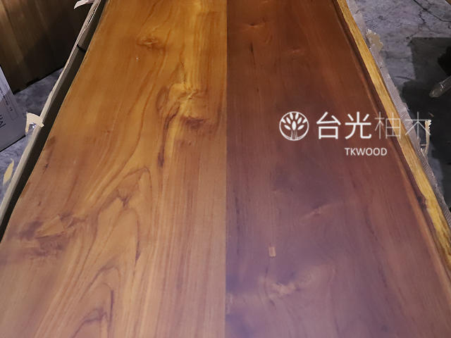 緬甸柚木桌板 每月促銷買桌 送鐵腳