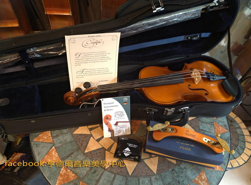 {亨德爾音樂-台灣安畝提琴}德國製造Roderic Paesold4/4小提琴，有附原廠證書，可試音