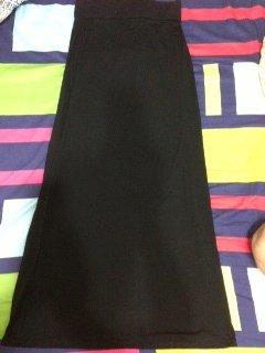 全新日本品牌SLY  高腰 黑色長裙