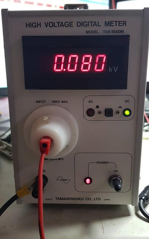 日本 多摩電測  型號 : TDV-10ADM數位高壓電壓錶
