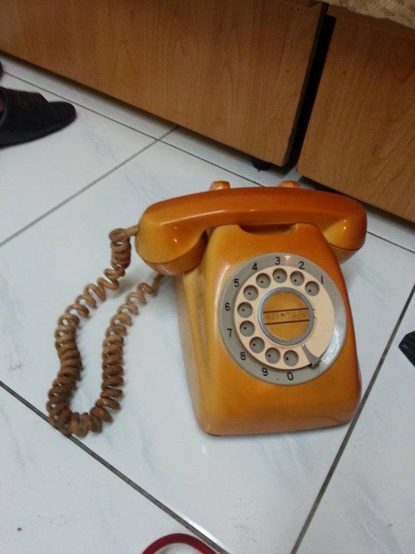古董電話 早期電話 老式電話 旋轉式按鈕電話