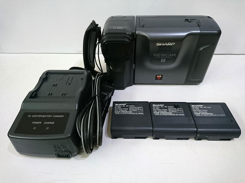 SHARP VL-E66U V8液晶攝影機.零件機.請看說明.