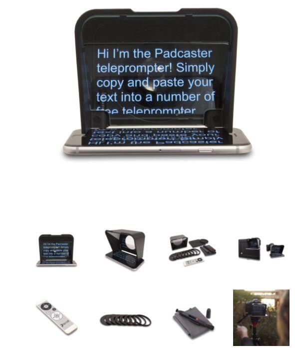 【凱文精品】美國大廠Padcaster Parrot Teleprompter 2手機專用提詞器 大字報讀稿機 非百視悅