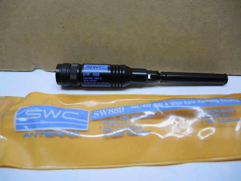 SWC天線 VHF UHF 雙頻 BNC 接頭  //STANDARD c150 p150 c450 p450 可參考
