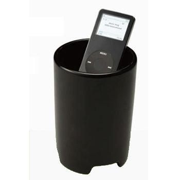 YUENTO MusicMug 音樂馬克杯喇叭-黑(防磁型) ipod/ iphone 3G 3GS/ 3.5mm音源線